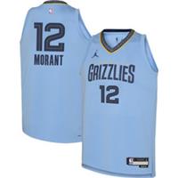 Memphis Grizzlies Kid's Jersey NBA Jordan Statement - Morant - New - 18-20 Years Regular