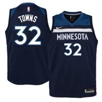 Minnesota Timberwolves Kid's Jersey NBA Nike Icon - Towns - New - 8 Years Regular