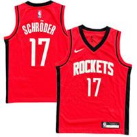 Houston Rockets Kid's Jersey NBA Nike Icon Jersey - Schroder - New - 8 Years Regular