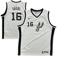 San Antonio Spurs Jersey Kid's Jordan NBA Statement - Gasol 16 - New - 18-20 Years Regular