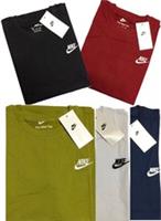 NIKE BRAND NEW CREW NECK SIGNATURE EMBROIDERED LOGO SHORT SLEEVE T-SHIRT - M Regular