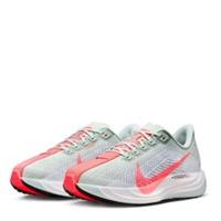 Nike Pegasus Plus Flyknit Running Gym Trainers Grey/Red FQ7262 001 Size UK 14