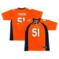 Denver Broncos NFL Jersey Kid's Nike Home Top - Perkins 51 - New - 14-16 Years Loose