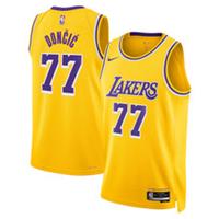Los Angeles Lakers Kid's Jersey NBA Nike Icon Top - Doncic - New - 14-16 Years Regular