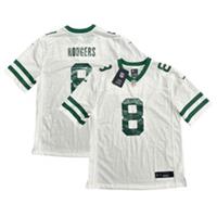 New York Jets Jersey Kid's Nike NFL Road Top - Rodgers 8 - New - 14-16 Years Loose