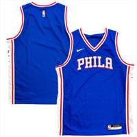 Philadelphia 76ers NBA Jersey Nike Kid's Icon Plain Jersey - New - 18-20 Years Regular