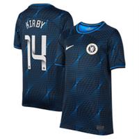 Chelsea Kid's Football Shirt Nike Home WSL Top - Kirby 14 - New - 7-8 Years Regular