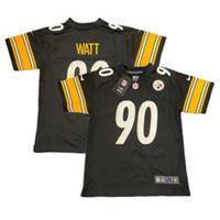 Pittsburgh Steelers NFL Jersey Kid's Nike Home Top - Watt 90 - New - 5-6 Years Loose