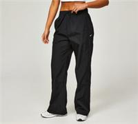 Nike Windrunner Women's High-Waisted Woven Open-Hem Trousers - Black - Small - S Regular