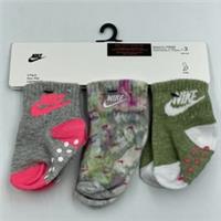 Nike 6-12 Months 3 x Ankle Socks Set Baby/Infant/Toddler Brand New