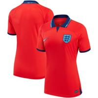 England Women's Nike Shirt (Size XS) Football 22/23 Away Red Top - New - XS Regular