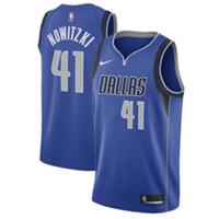 Dallas Mavericks Kid's Jersey (Size 10-12y) NBA Nike Icon Top - Nowitzki - New - 10-12 Years Regular