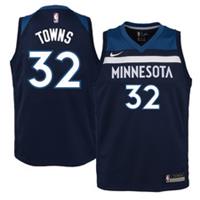 Minnesota Timberwolves Kid's Jersey (Size 8y) NBA Nike Icon - Towns - New - 8 Years Regular