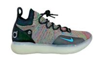 Nike Zoom KD 11 Black / Chlorine Blue (Mens Basketball Shoes)