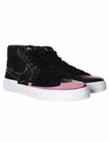 Nike SB Zoom Blazer Mid Edge Trainers - Black/Pink-Rise