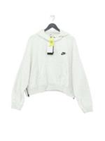 Nike Women's Hoodie XXL Grey Cotton with Polyester Pullover New with tags