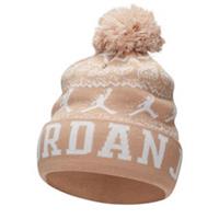 Nike Air Jordan Beanie Hat Pom Mens One Sizehemp/sali Genuine Brand New winter
