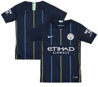 Manchester City Football Shirt (Size 8-10y) Kid's Nike 18/19 Away Plain Shirt - 8-10 Years Regular