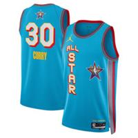 NBA All Star Jersey (Size 18-20Y) Kid's Jordan Blue Jersey - Curry - New - 18-20 Years Regular