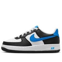 Genuine Nike Air Force 1 GS ( Junior UK 6 EUR 39 ) Black / Photo Blue