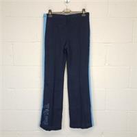 NIKE Womens Flared Sweatpants Y2k Retro Vintage LARGE - UK 14 16 Blue Regular
