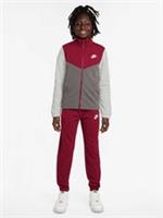 NIKE TRACKSUIT TOP BOTTOMS KIDS TROUSER JACKET PANTS RED GREY SET S M L XL