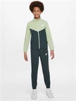 BOYS NIKE FULL TRACKSUIT SET BOTTOMS KIDS JACKET JOGGERS PANTS GREEN SET 13 XL