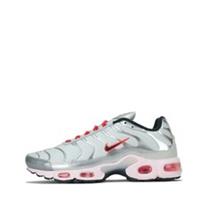Nike Women's Air Max Plus Trainers Shoes Lace Up Metallic Silver