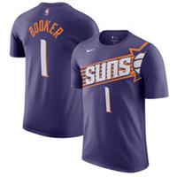 Phoenix Suns Kid's T-Shirt (Siz 18-20Y) NBA Nike N&N Booker 1 Top - New - 18-20 Years Regular