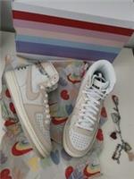 NIKE Terminator High BT RRP &pound;139 Trainers US 6 UK 5.5 EUR 38.5 Beige Leather