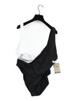Nike one shoulder one-piece swimsuit in black RRP &pound;32 - 2XL Regular