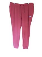 Nike Sportswear Women's Essential Fleece Jogging Pants Pink Women XL NWT - XL Regular