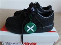 Nike Stussy Air Force 1 Low Black Kids UK 9.5 Trainers New In Box (10C) Shoes
