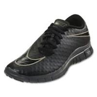 JUNIORS NIKE FREE HYPERVENOM BLACK RUNNING TRAINERS 705390 001