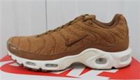 MENS NIKE AIR MAX PLUS QUILTED WOOL BROWN TRAINERS 806262-200
