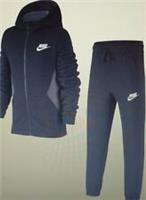 JUNIORS NIKE HOODED BLACK GREY FULL TRACKSUIT CJ4342-091