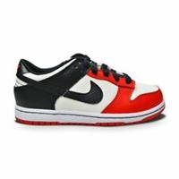 Kids Nike Dunk Low (PS) - DC9564 100- Sail Black Chile Red