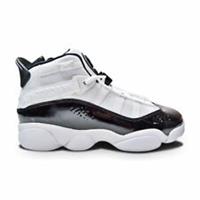 Juniors Nike Air Jordan 6 Rings (GS) - 323419 104 - White Black Dark Concord Cle
