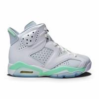 Womens Nike Air Jordan 6 Retro "Mint Foam" - DQ4914 103 - White Pure Platinum
