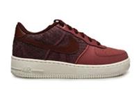 Juniors Nike Air Force1 LV8 (GS) -820438-604 - Dark Red White Trainers big kid