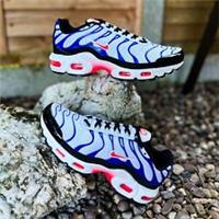 Nike Air Max Plus GS Tuned 1 White Crimson CD0609 107 UK5 UK5.5 UK6 TN 90 95 97