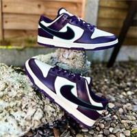 Nike Dunk Low Chenille Swoosh Grand Purple DQ7683-100 UK8 EUR42.5 Sample TN 95