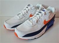 NIKE AIR MAX 90 LTR (GS) WHITE BLUE ORANGE TRAINER CD6864-120