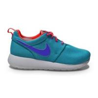 Nike Roshe run (GS) Big Kids 599729 301 Turbo Green Purple Venom Crimson White