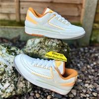 Nike Air Jordan 2 Retro Low Sail Melon Tint Light Curry DV9956-118 UK6 US7 EUR40