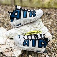 Nike Air More Uptempo GS Grey/Blue FJ1387-001 UK5 UK5.5 EUR38 EUR38.5 TN 95 97