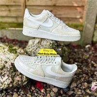 WMNS Nike Air Force 1 '07 PRM Premium Light Bone 896185 004 UK7.5 EUR42 AF1