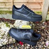 WMNS Nike Air Force 1 Low 'Black Glitter' AT0073-001 UK9.5 EUR44.5 US12 AF1