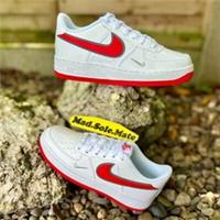 Nike Air Force 1 GS White/Red DX9269 101 UK3.5 US 4Y EUR36 TN 90 95 97 AF1