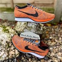 2016 Nike Flyknit Racer "Total Orange" 526628-810 UK6 EUR39 US6.5 TN 90 95 97